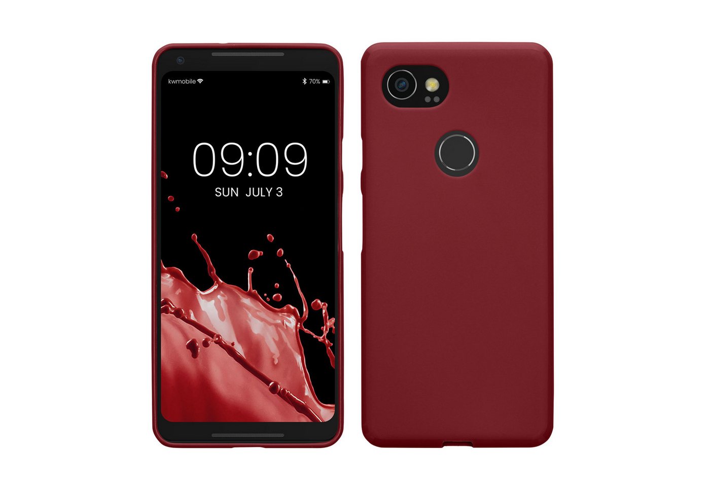 kwmobile Handyhülle Hülle für Google Pixel 2 XL, Hülle Silikon - Soft Handyhülle - Handy Case Cover von kwmobile