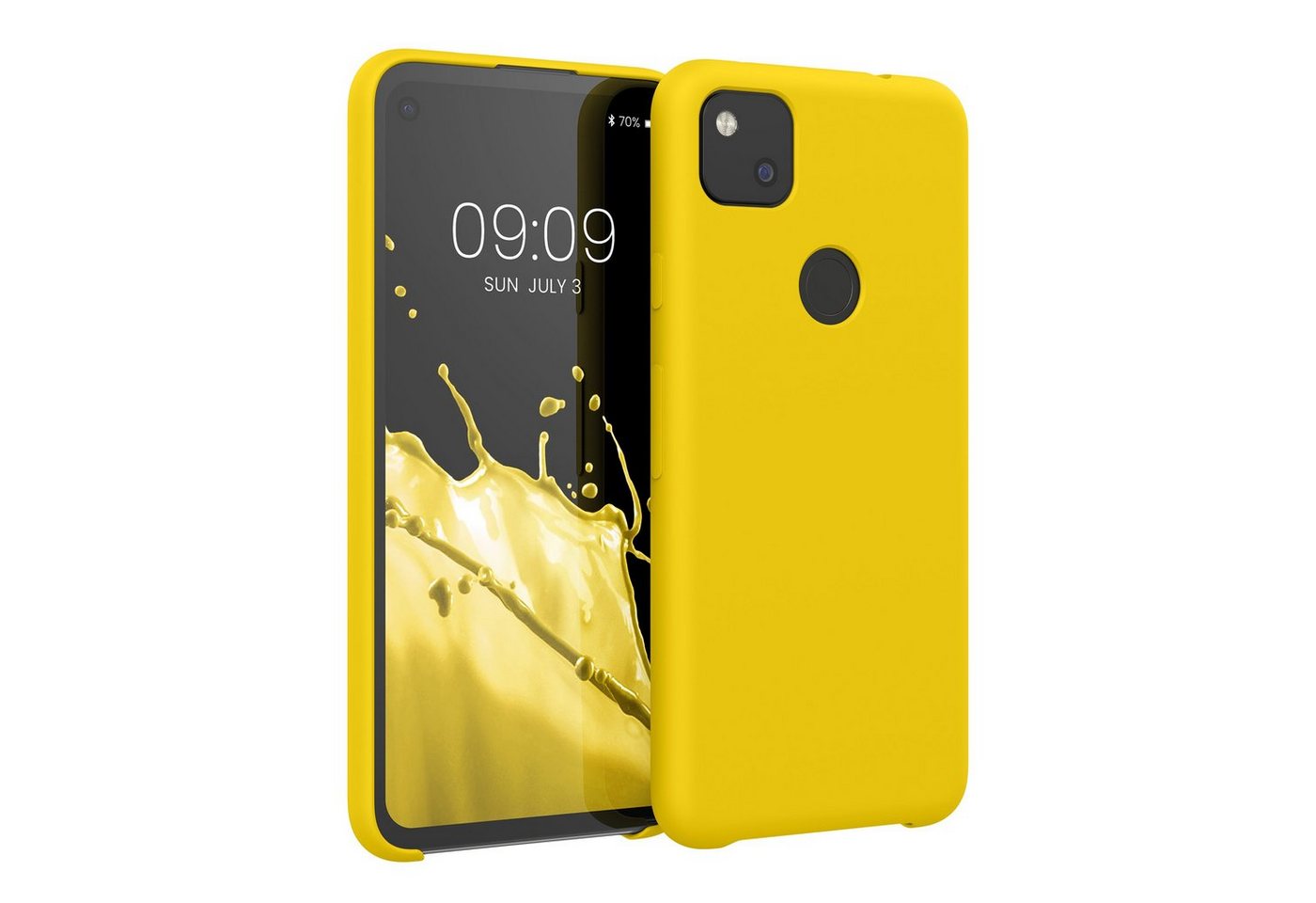 kwmobile Handyhülle Hülle für Google Pixel 4a, Hülle Silikon gummiert - Handyhülle - Handy Case Cover von kwmobile