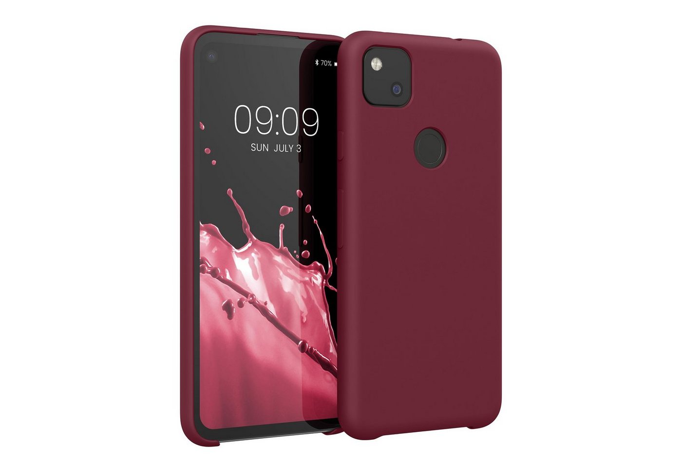 kwmobile Handyhülle Hülle für Google Pixel 4a, Hülle Silikon gummiert - Handyhülle - Handy Case Cover von kwmobile