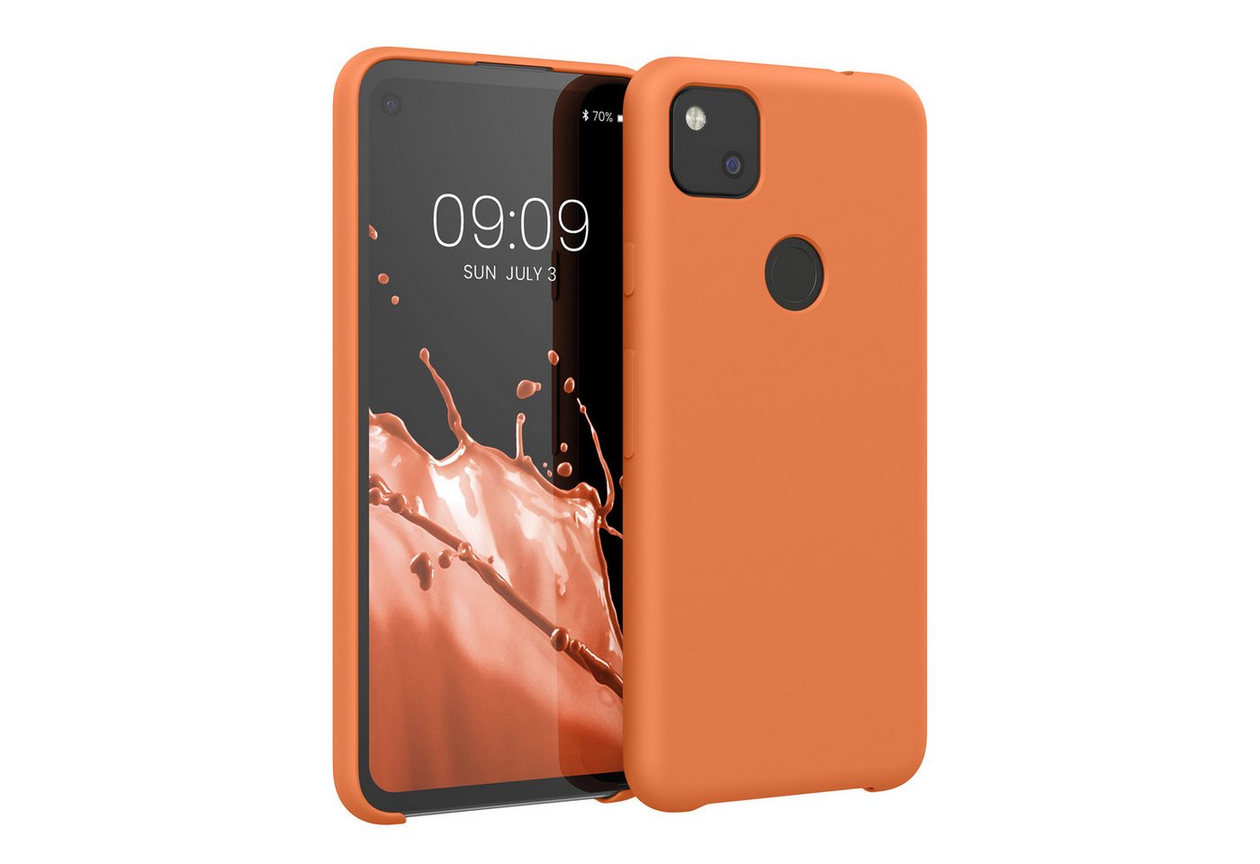 kwmobile Handyhülle Hülle für Google Pixel 4a, Hülle Silikon gummiert - Handyhülle - Handy Case Cover von kwmobile