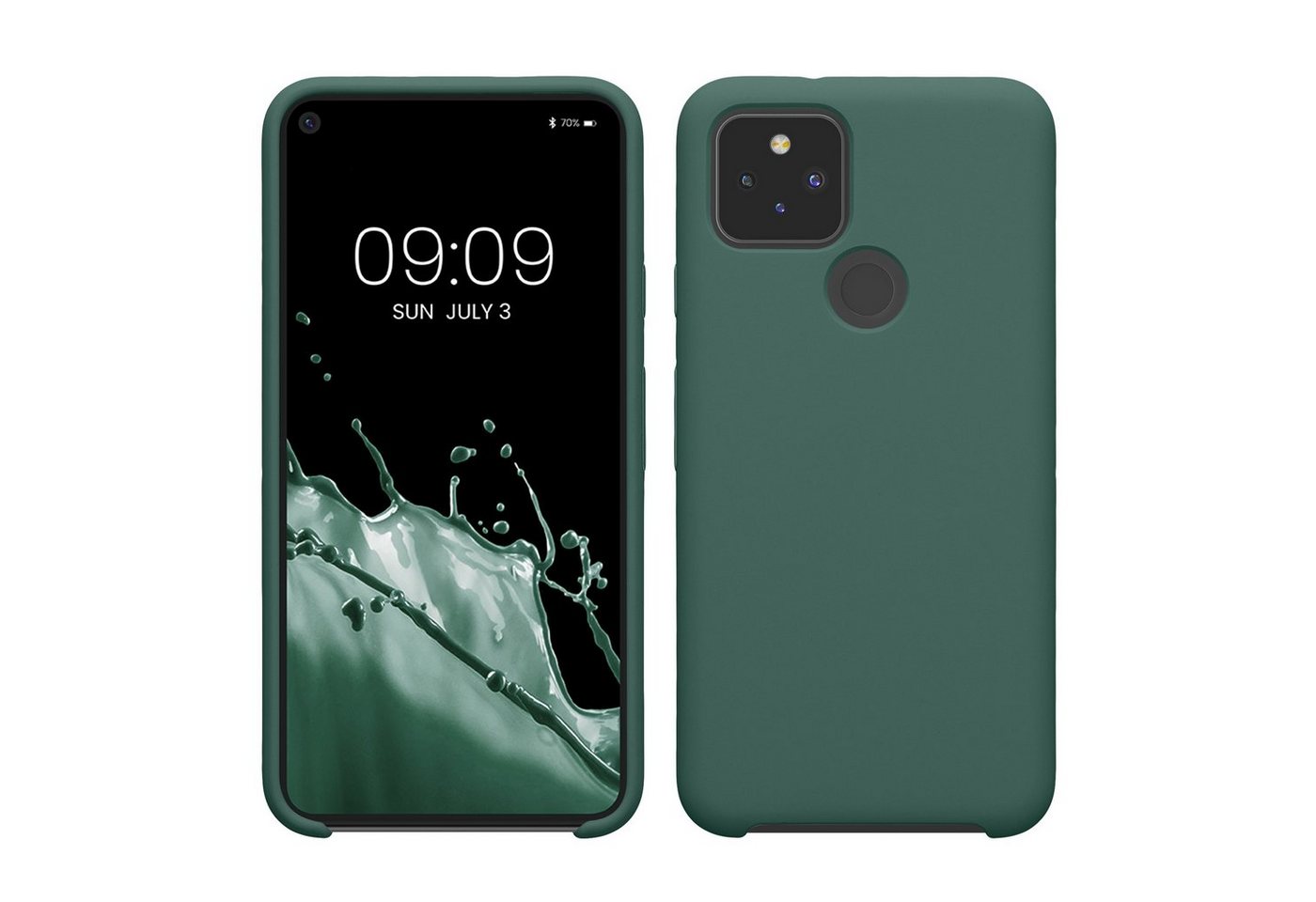 kwmobile Handyhülle Hülle für Google Pixel 5, Hülle Silikon gummiert - Handyhülle - Handy Case Cover von kwmobile