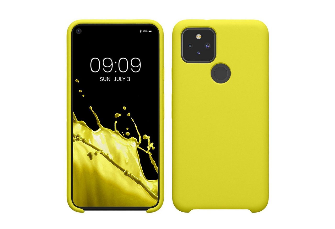 kwmobile Handyhülle Hülle für Google Pixel 5, Hülle Silikon gummiert - Handyhülle - Handy Case Cover von kwmobile