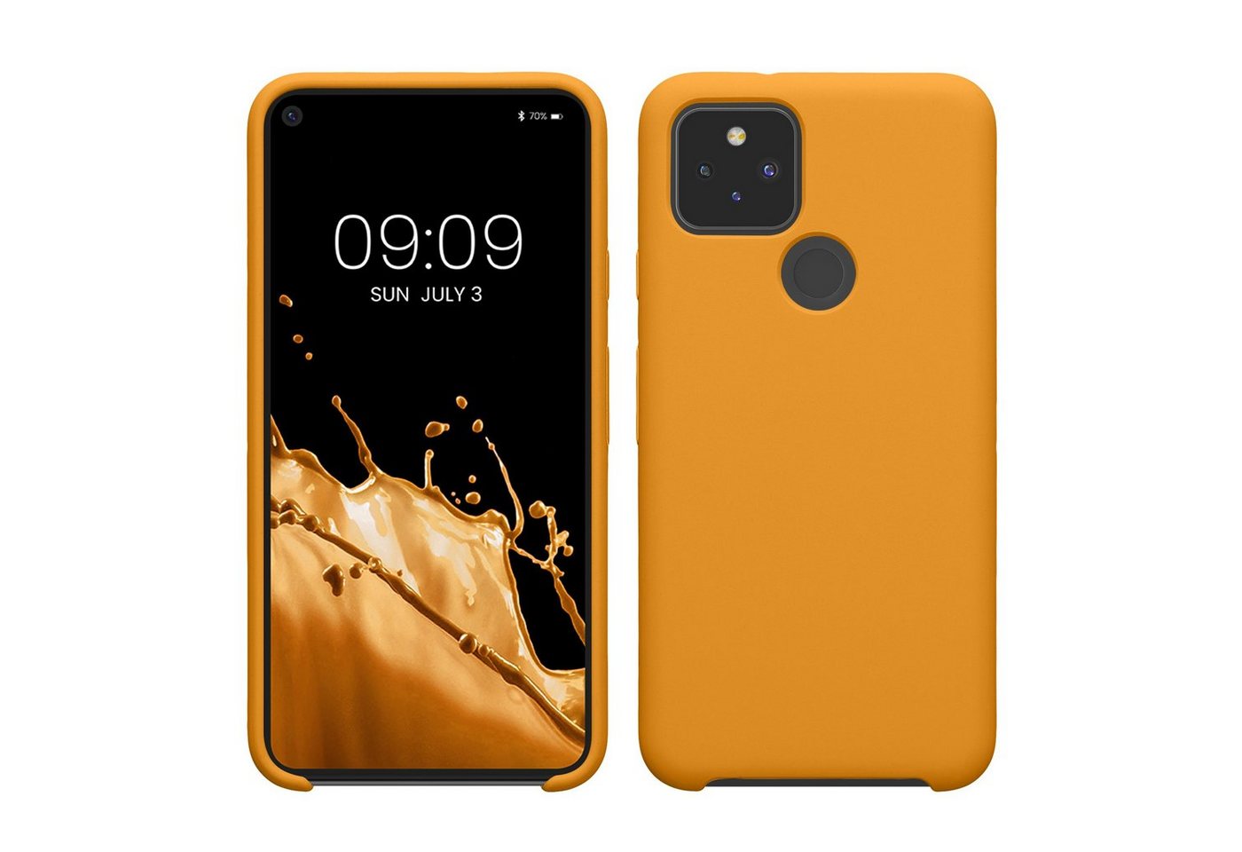 kwmobile Handyhülle Hülle für Google Pixel 5, Hülle Silikon gummiert - Handyhülle - Handy Case Cover von kwmobile