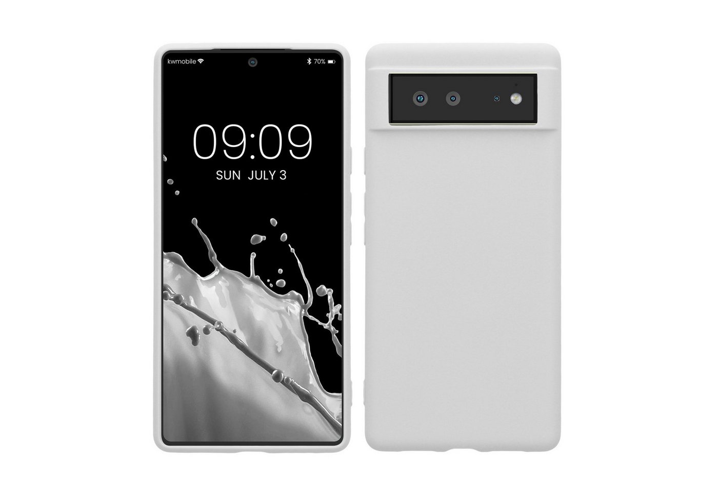 kwmobile Handyhülle Hülle für Google Pixel 6, Hülle Silikon - Soft Handyhülle - Handy Case Cover kwmobile Handyhülle Hülle für Google Pixel 6, Hülle Silikon - Soft Handyhülle - Handy Case Cover von kwmobile