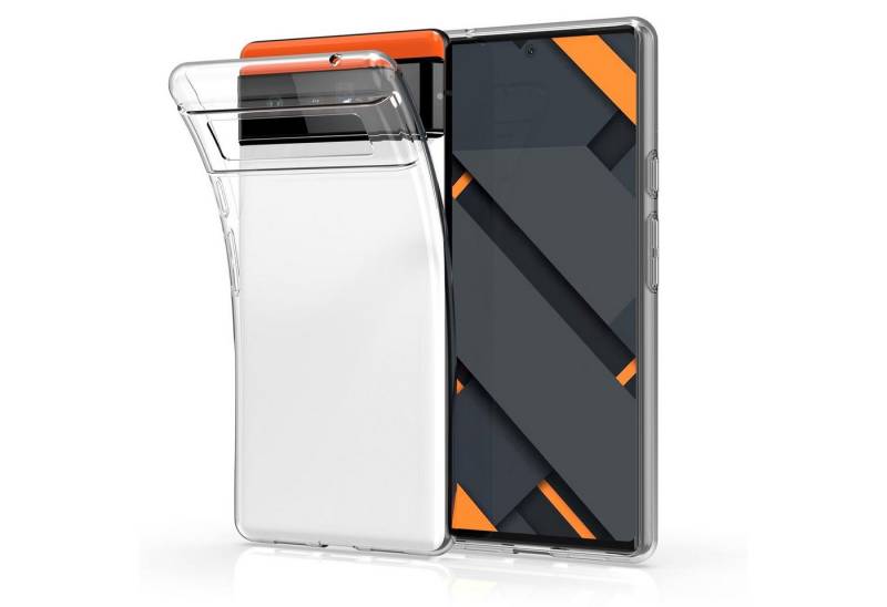 kwmobile Handyhülle Hülle für Google Pixel 6, Silikon Handyhülle transparent - Handy Case gummiert von kwmobile