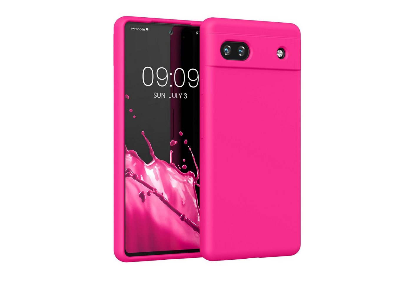 kwmobile Handyhülle Hülle für Google Pixel 6a, Hülle Silikon gummiert - Handyhülle - Handy Case Cover kwmobile Handyhülle Hülle für Google Pixel 6a, Hülle Silikon gummiert - Handyhülle - Handy Case Cover von kwmobile