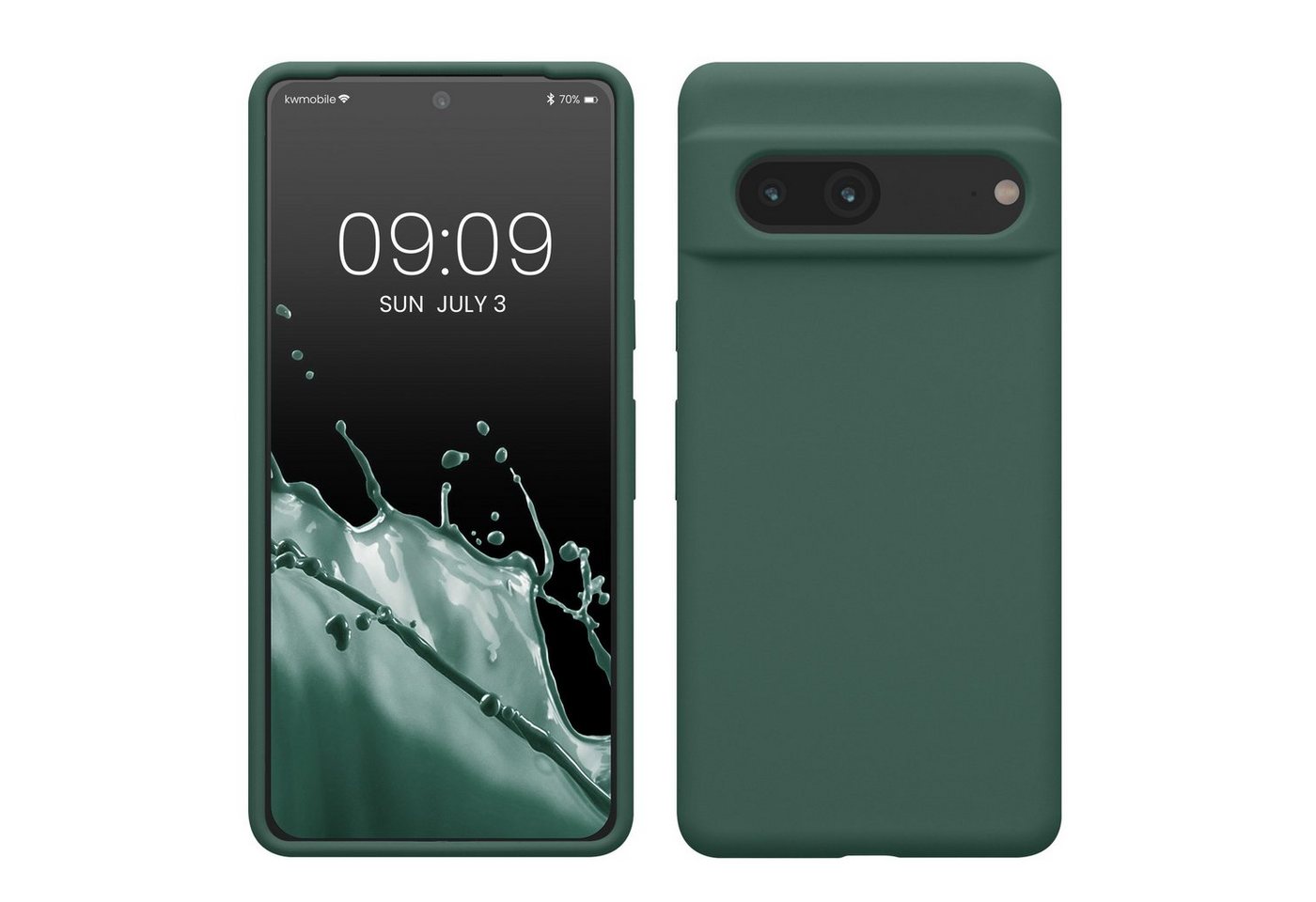 kwmobile Handyhülle Hülle für Google Pixel 7, Hülle Silikon gummiert - Handyhülle - Handy Case Cover von kwmobile