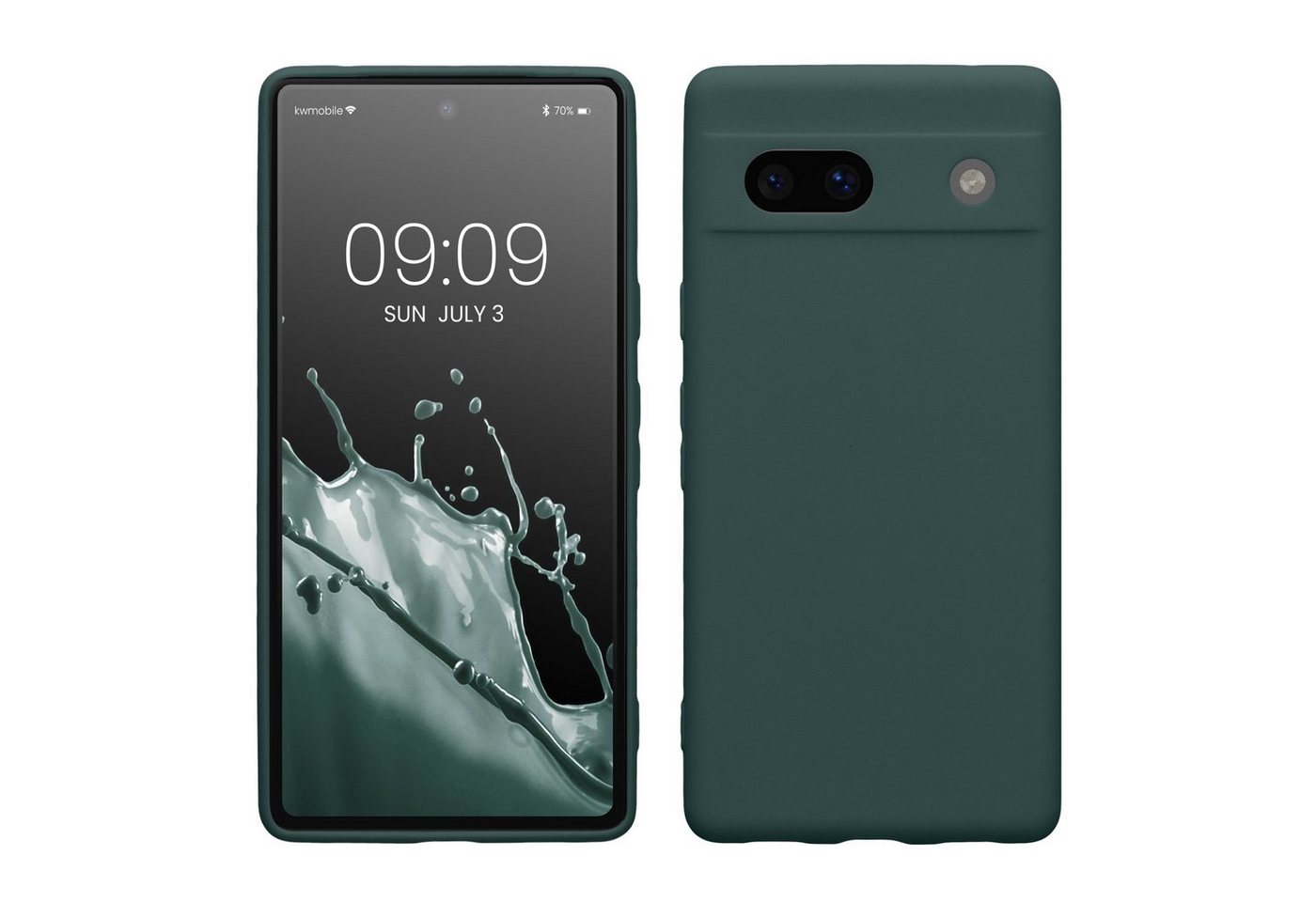 kwmobile Handyhülle Hülle für Google Pixel 7a, Backcover Silikon - Soft Handyhülle - Handy Case in Blaugrün kwmobile Handyhülle Hülle für Google Pixel 7a, Backcover Silikon - Soft Handyhülle - Handy Case in Blaugrün von kwmobile