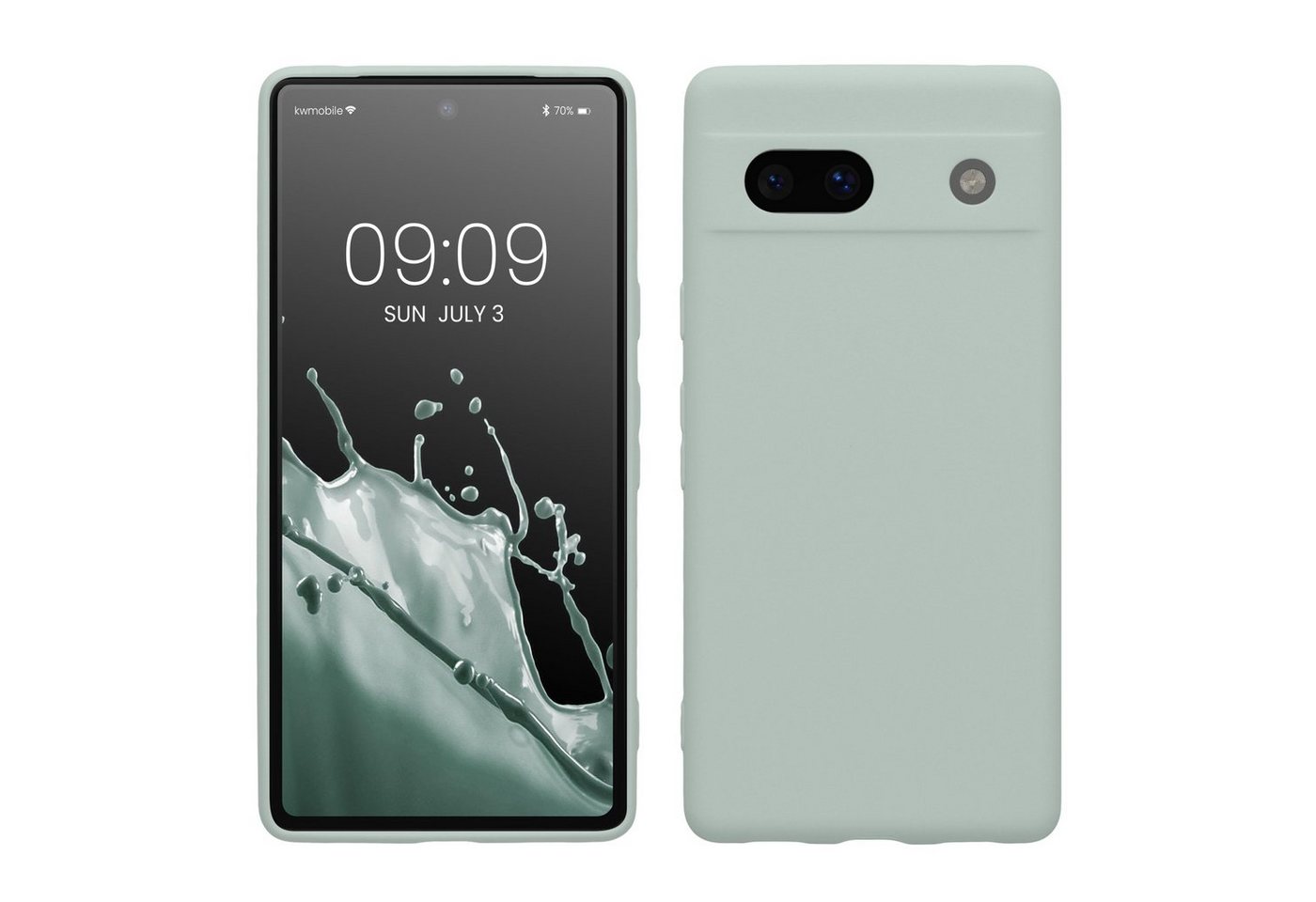 kwmobile Handyhülle Hülle für Google Pixel 7a, Backcover Silikon - Soft Handyhülle - Handy Case in Cool Mint kwmobile Handyhülle Hülle für Google Pixel 7a, Backcover Silikon - Soft Handyhülle - Handy Case in Cool Mint von kwmobile