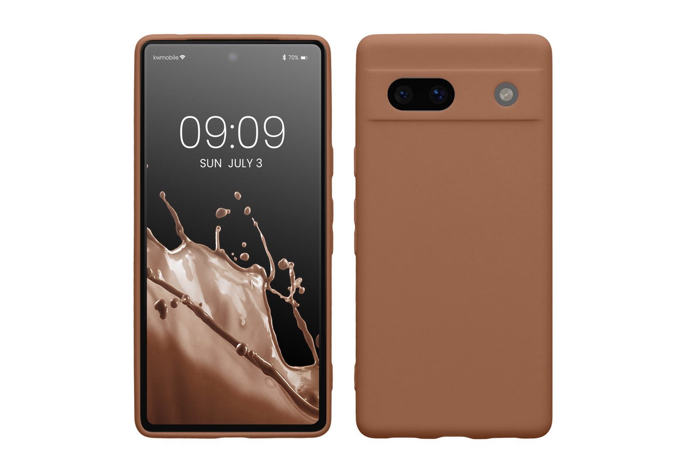 kwmobile Handyhülle Hülle für Google Pixel 7a, Backcover Silikon - Soft Handyhülle - Handy Case in Mokka kwmobile Handyhülle Hülle für Google Pixel 7a, Backcover Silikon - Soft Handyhülle - Handy Case in Mokka von kwmobile