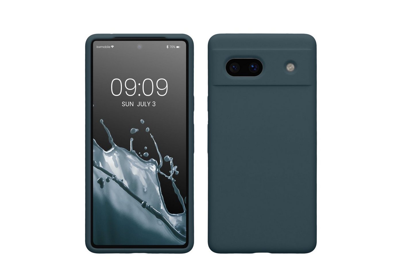 kwmobile Handyhülle Hülle für Google Pixel 7a, Hülle Silikon gummiert - Handyhülle - Handy Case Cover von kwmobile