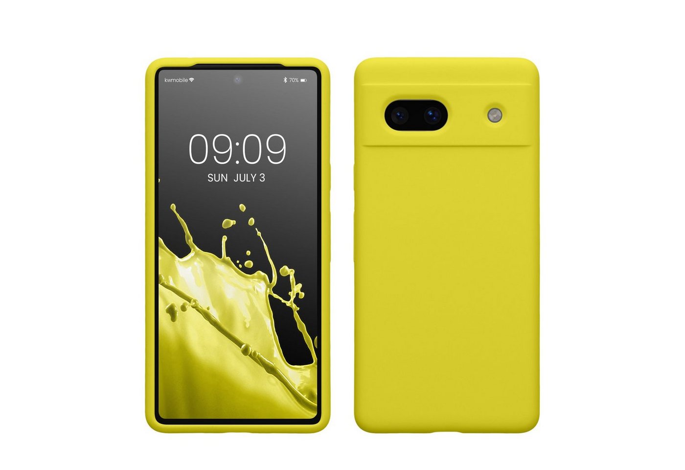 kwmobile Handyhülle Hülle für Google Pixel 7a, Hülle Silikon gummiert - Handyhülle - Handy Case Cover von kwmobile