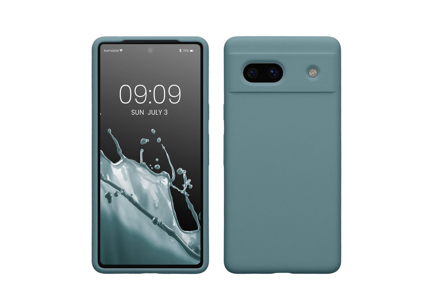 kwmobile Handyhülle Hülle für Google Pixel 7a, Hülle Silikon gummiert - Handyhülle - Handy Case Cover von kwmobile