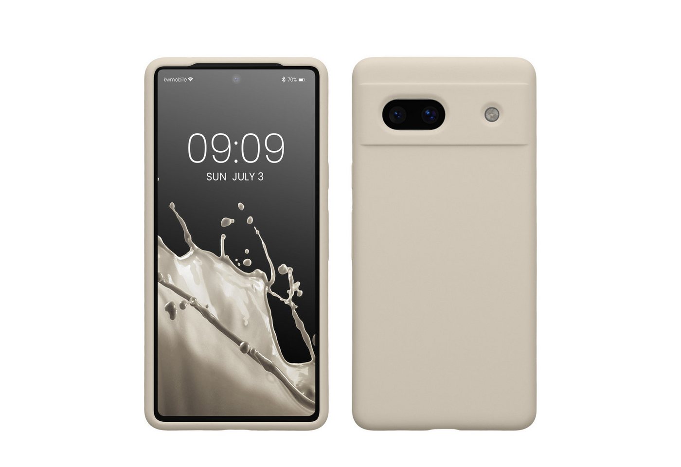 kwmobile Handyhülle Hülle für Google Pixel 7a, Hülle Silikon gummiert - Handyhülle - Handy Case Cover kwmobile Handyhülle Hülle für Google Pixel 7a, Hülle Silikon gummiert - Handyhülle - Handy Case Cover von kwmobile