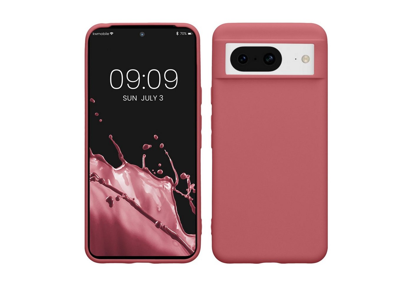 kwmobile Handyhülle Hülle für Google Pixel 8, Hülle Silikon - Soft Handyhülle - Handy Case Cover von kwmobile