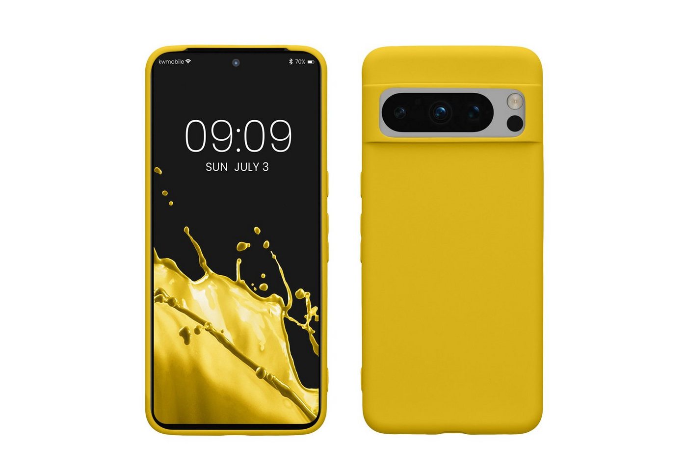 kwmobile Handyhülle Hülle für Google Pixel 8 Pro, Hülle Silikon - Soft Handyhülle - Handy Case Cover von kwmobile