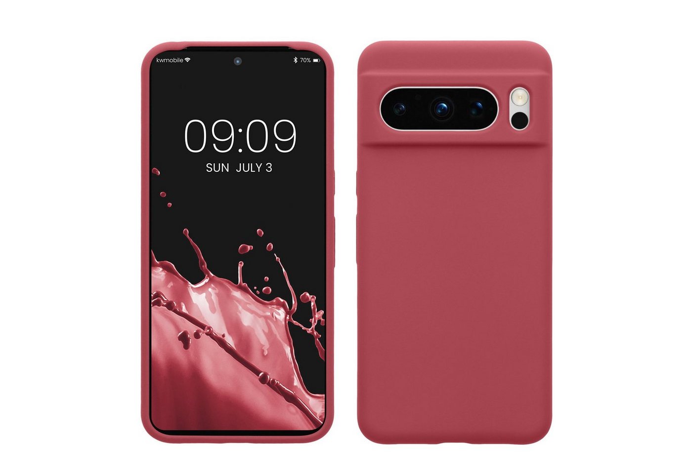 kwmobile Handyhülle Hülle für Google Pixel 8 Pro, Hülle Silikon gummiert - Handyhülle - Handy Case Cover kwmobile Handyhülle Hülle für Google Pixel 8 Pro, Hülle Silikon gummiert - Handyhülle - Handy Case Cover von kwmobile