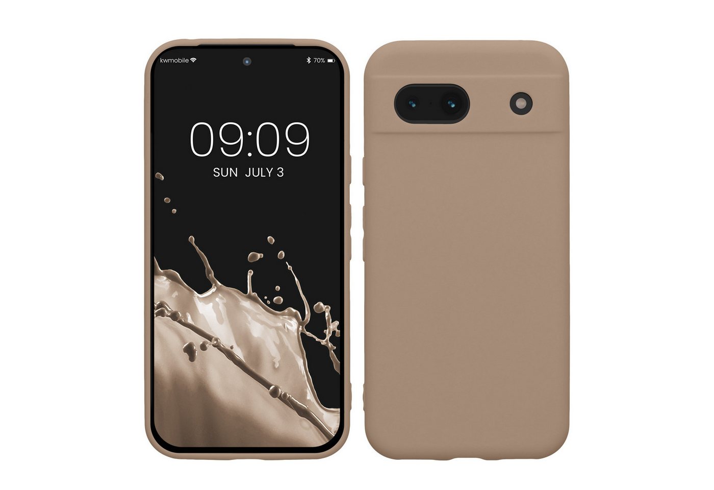 kwmobile Handyhülle Hülle für Google Pixel 8a, Backcover Silikon - Soft Handyhülle - Handy Case in Creme kwmobile Handyhülle Hülle für Google Pixel 8a, Backcover Silikon - Soft Handyhülle - Handy Case in Creme von kwmobile