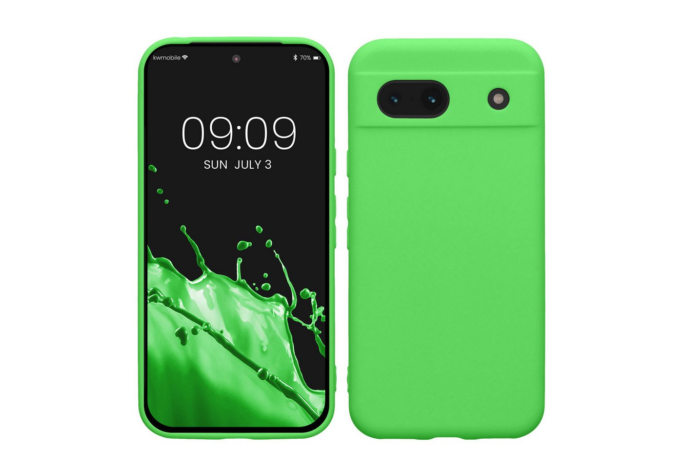 kwmobile Handyhülle Hülle für Google Pixel 8a, Backcover Silikon - Soft Handyhülle - Handy Case in Limettengrün kwmobile Handyhülle Hülle für Google Pixel 8a, Backcover Silikon - Soft Handyhülle - Handy Case in Limettengrün von kwmobile