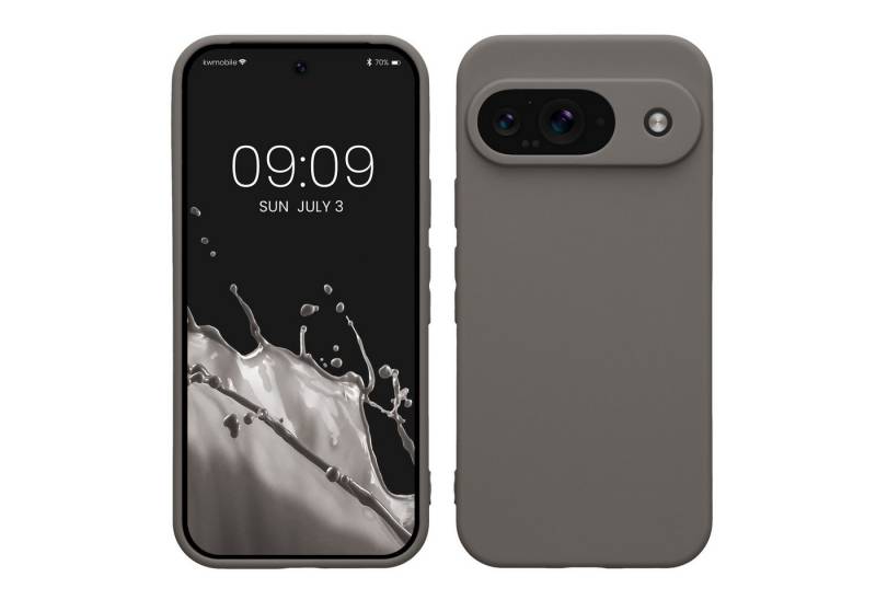 kwmobile Handyhülle Hülle für Google Pixel 9, Backcover Silikon - Soft Handyhülle - Handy Case in Stone Dust von kwmobile