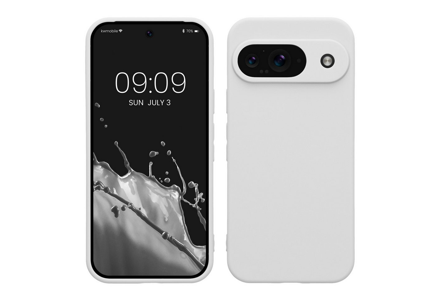kwmobile Handyhülle Hülle für Google Pixel 9, Backcover Silikon - Soft Handyhülle - Handy Case in Weiß matt kwmobile Handyhülle Hülle für Google Pixel 9, Backcover Silikon - Soft Handyhülle - Handy Case in Weiß matt von kwmobile
