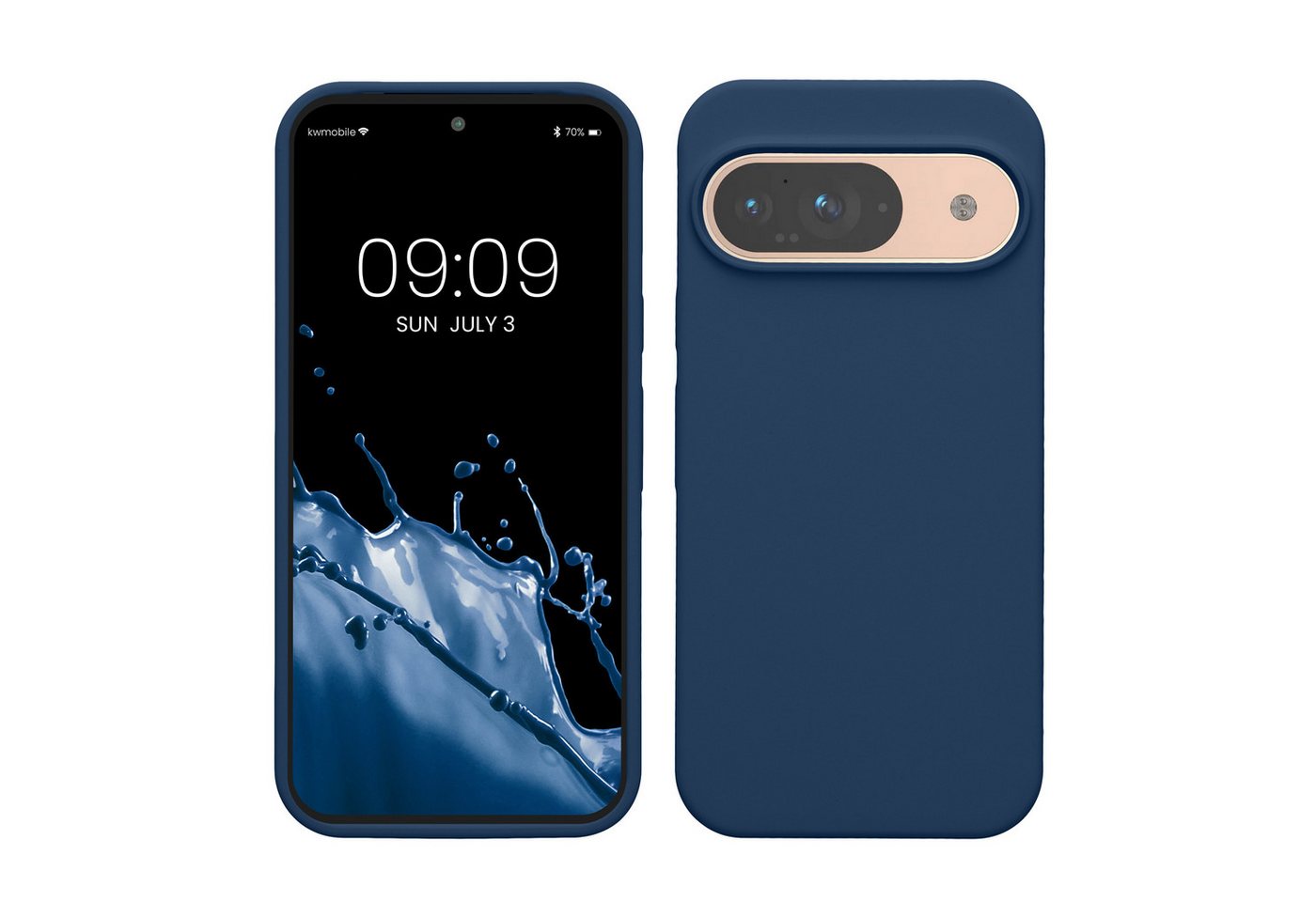 kwmobile Handyhülle Hülle für Google Pixel 9 / Pixel 9 Pro, Hülle Silikon gummiert - Handyhülle - Handy Case Cover kwmobile Handyhülle Hülle für Google Pixel 9 / Pixel 9 Pro, Hülle Silikon gummiert - Handyhülle - Handy Case Cover von kwmobile