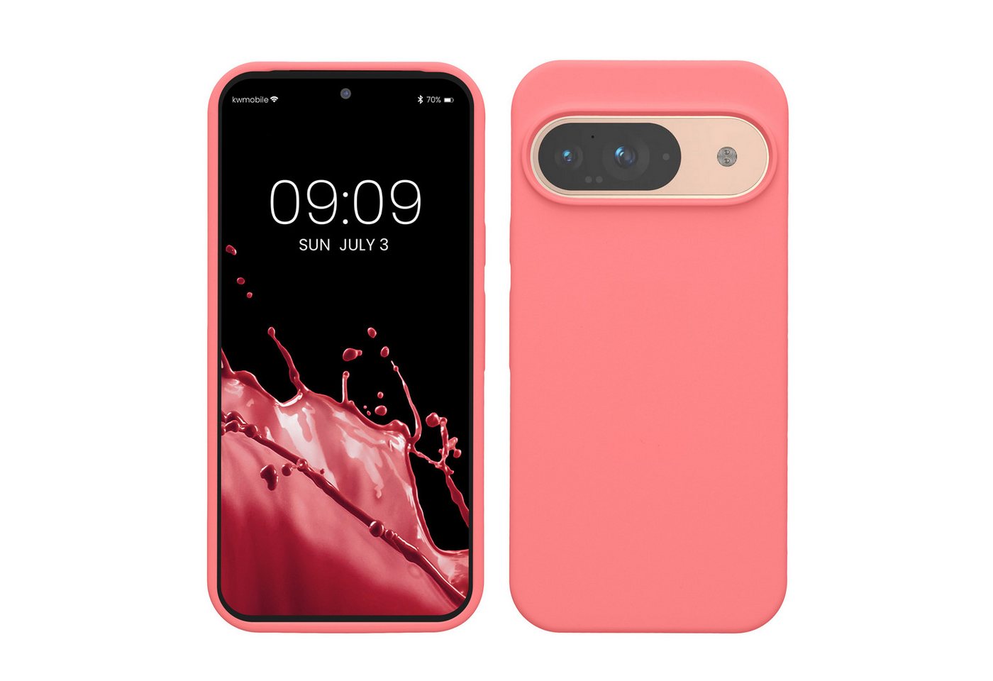 kwmobile Handyhülle Hülle für Google Pixel 9 / Pixel 9 Pro, Hülle Silikon gummiert - Handyhülle - Handy Case Cover kwmobile Handyhülle Hülle für Google Pixel 9 / Pixel 9 Pro, Hülle Silikon gummiert - Handyhülle - Handy Case Cover von kwmobile