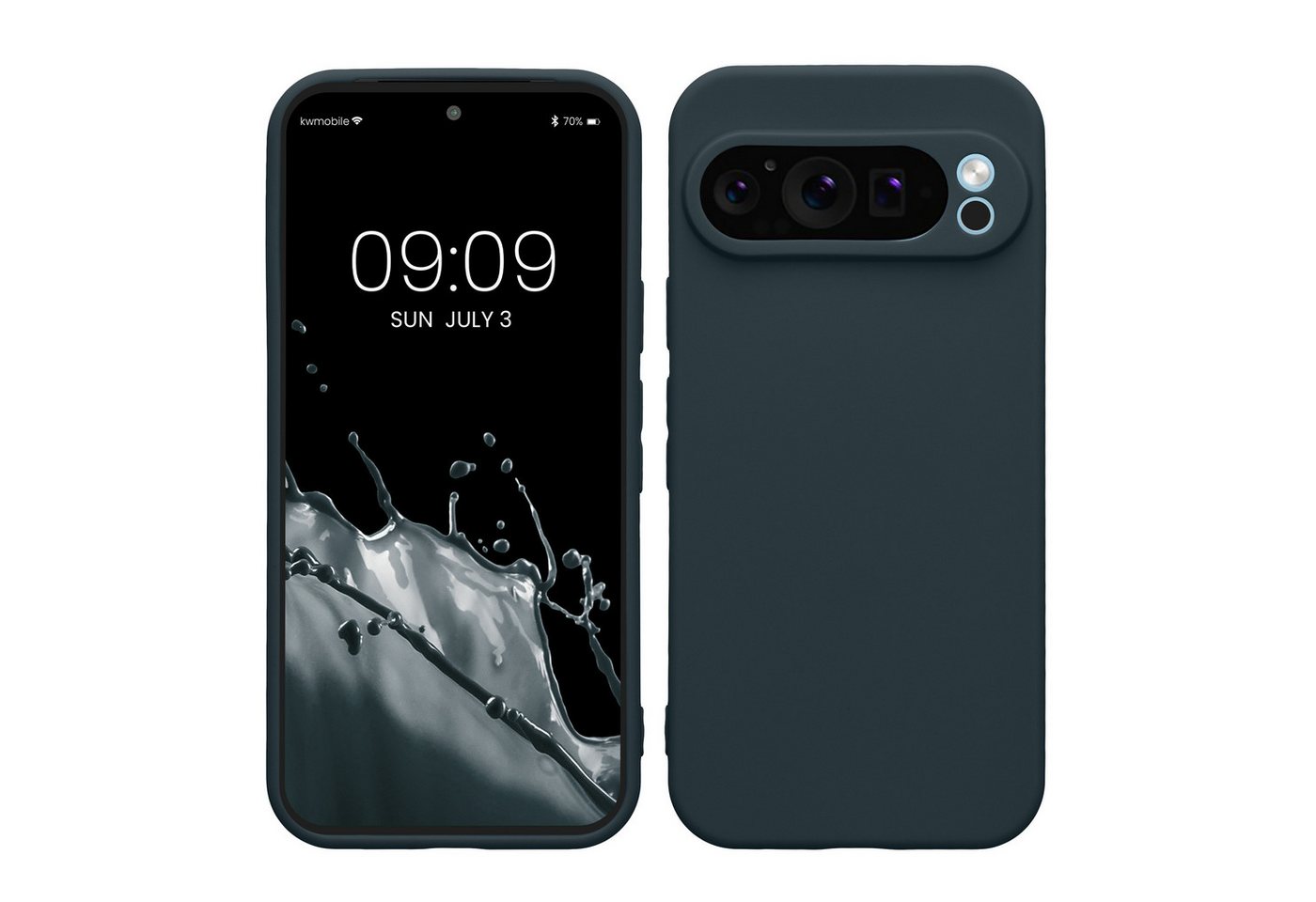 kwmobile Handyhülle Hülle für Google Pixel 9 Pro, Backcover Silikon - Soft Handyhülle - Handy Case in Dunkler Schiefer kwmobile Handyhülle Hülle für Google Pixel 9 Pro, Backcover Silikon - Soft Handyhülle - Handy Case in Dunkler Schiefer von kwmobile
