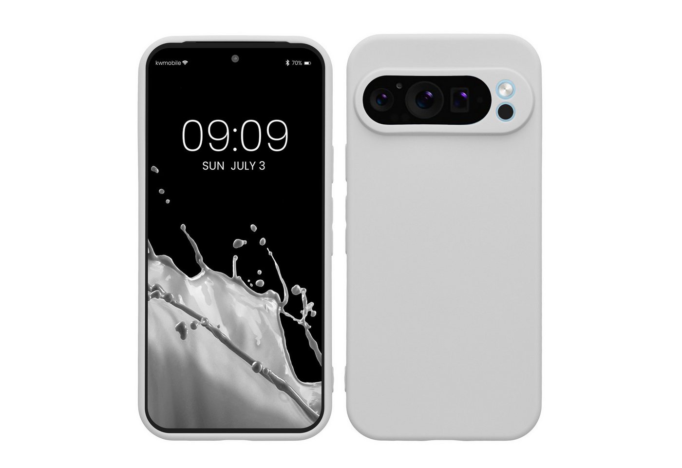 kwmobile Handyhülle Hülle für Google Pixel 9 Pro, Backcover Silikon - Soft Handyhülle - Handy Case in Weiß matt kwmobile Handyhülle Hülle für Google Pixel 9 Pro, Backcover Silikon - Soft Handyhülle - Handy Case in Weiß matt von kwmobile