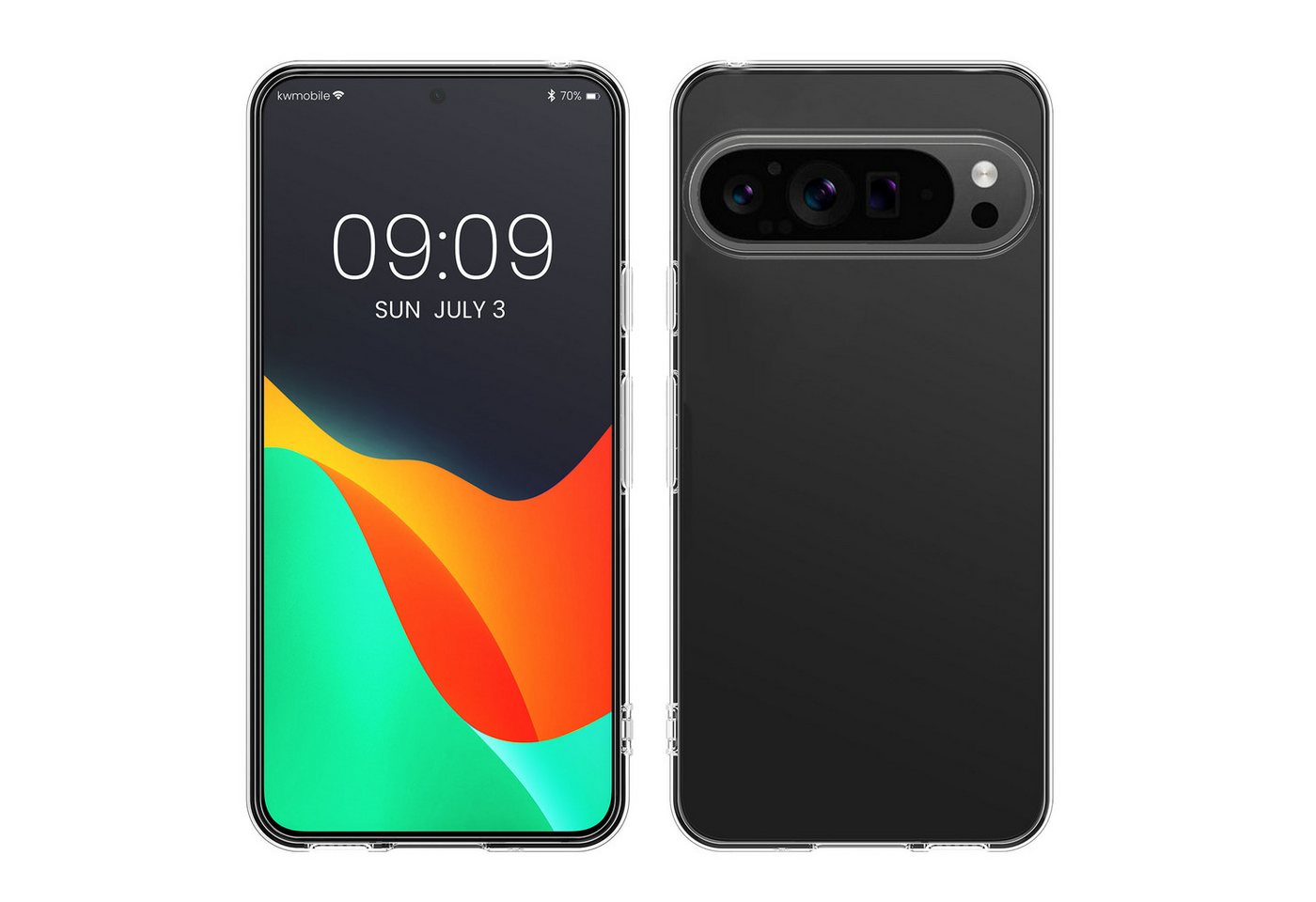 kwmobile Handyhülle Hülle für Google Pixel 9 Pro, Silikon Handyhülle transparent - Handy Case gummiert kwmobile Handyhülle Hülle für Google Pixel 9 Pro, Silikon Handyhülle transparent - Handy Case gummiert von kwmobile