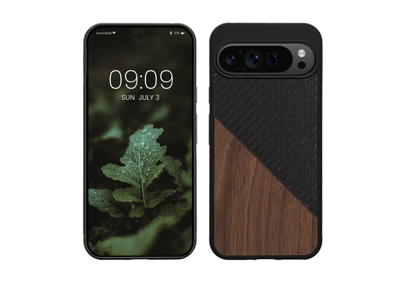 kwmobile Handyhülle Hülle für Google Pixel 9 Pro XL, Holz Handy Schutzcase - Handy Case Schutzhülle - Smartphone Cover kwmobile Handyhülle Hülle für Google Pixel 9 Pro XL, Holz Handy Schutzcase - Handy Case Schutzhülle - Smartphone Cover von kwmobile