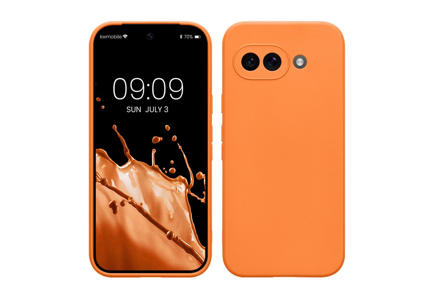 kwmobile Handyhülle Hülle für Google Pixel 9a, Backcover Silikon - Soft Handyhülle - Handy Case in Fruity Orange kwmobile Handyhülle Hülle für Google Pixel 9a, Backcover Silikon - Soft Handyhülle - Handy Case in Fruity Orange von kwmobile