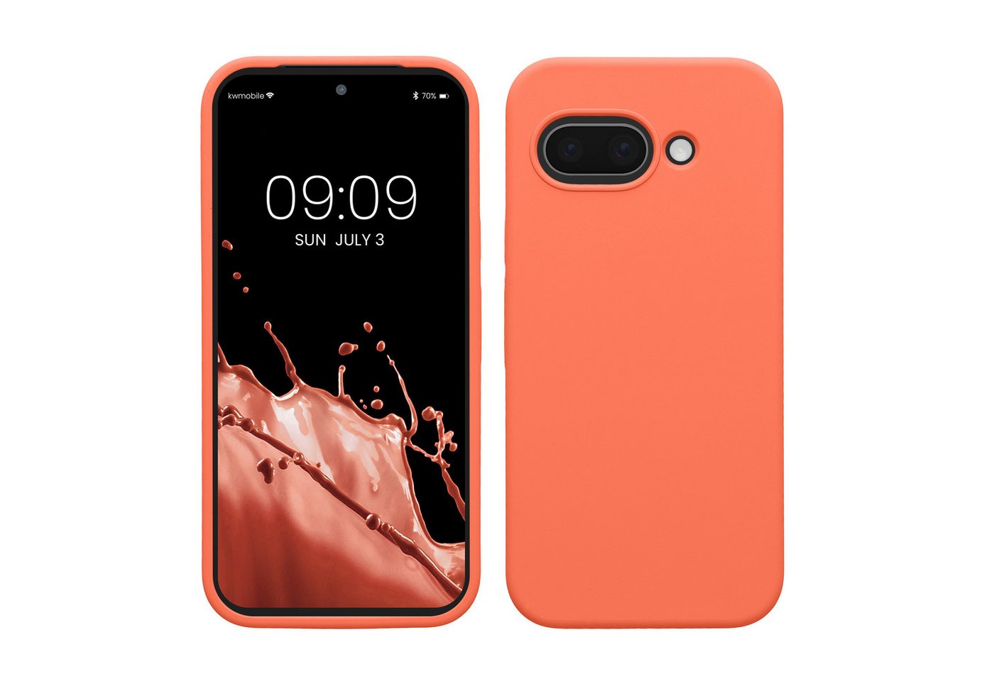 kwmobile Handyhülle Hülle für Google Pixel 9a, Hülle Silikon gummiert - Handyhülle - Handy Case Cover kwmobile Handyhülle Hülle für Google Pixel 9a, Hülle Silikon gummiert - Handyhülle - Handy Case Cover von kwmobile