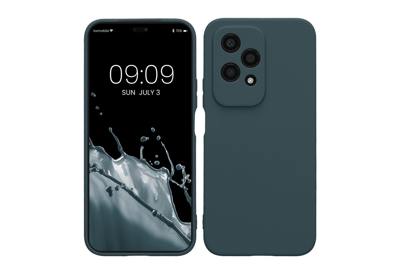 kwmobile Handyhülle Hülle für HONOR 200 Lite, Backcover Silikon - Soft Handyhülle - Handy Case in Dunkler Schiefer kwmobile Handyhülle Hülle für HONOR 200 Lite, Backcover Silikon - Soft Handyhülle - Handy Case in Dunkler Schiefer von kwmobile