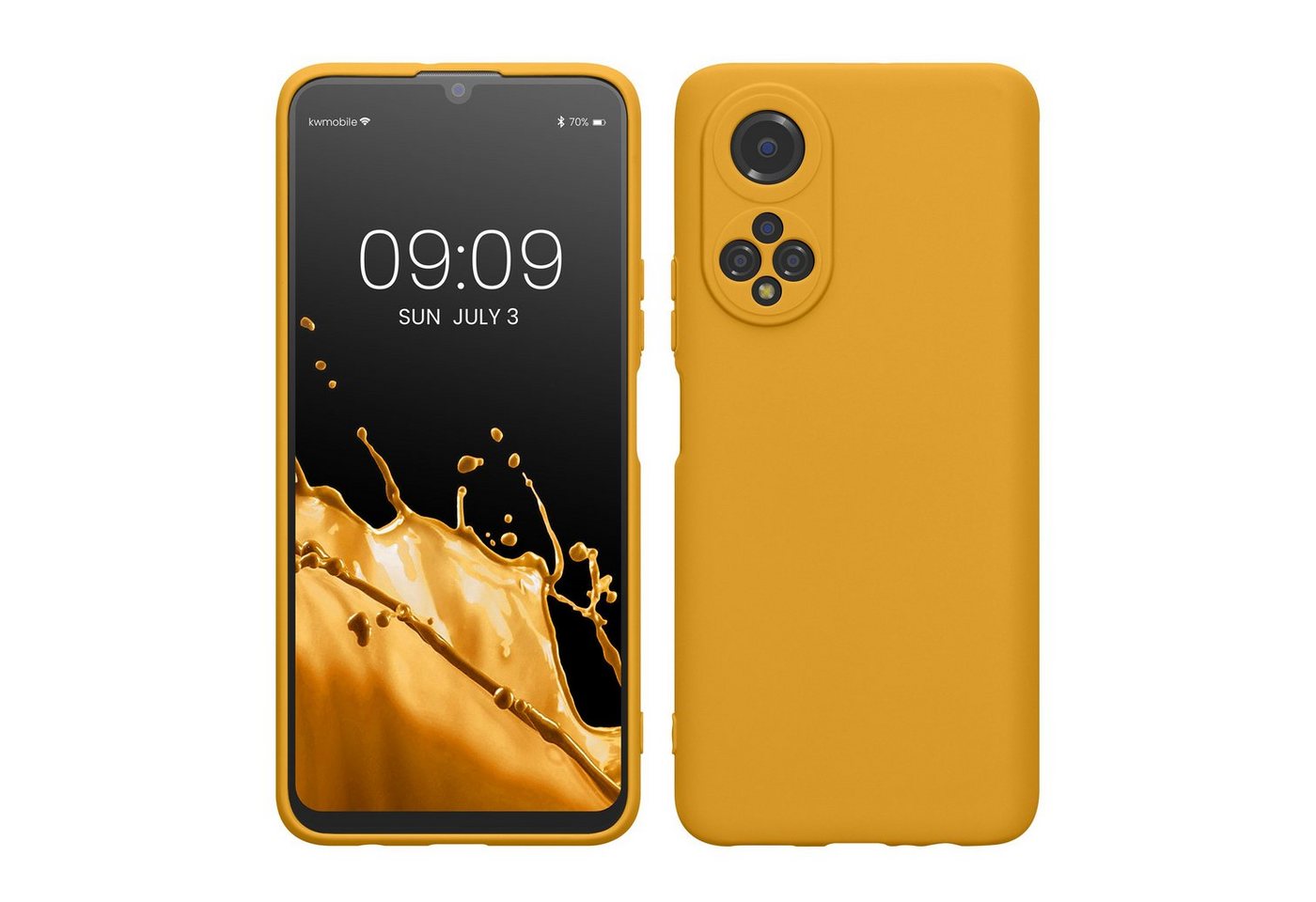 kwmobile Handyhülle Hülle für Honor X7, Backcover Silikon - Soft Handyhülle - Handy Case in Honiggelb kwmobile Handyhülle Hülle für Honor X7, Backcover Silikon - Soft Handyhülle - Handy Case in Honiggelb von kwmobile