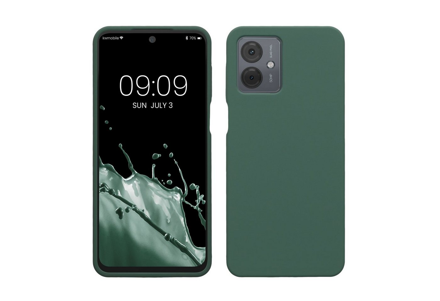 kwmobile Handyhülle Hülle für Motorola Moto G14, Hülle Silikon gummiert - Handyhülle - Handy Case Cover kwmobile Handyhülle Hülle für Motorola Moto G14, Hülle Silikon gummiert - Handyhülle - Handy Case Cover von kwmobile