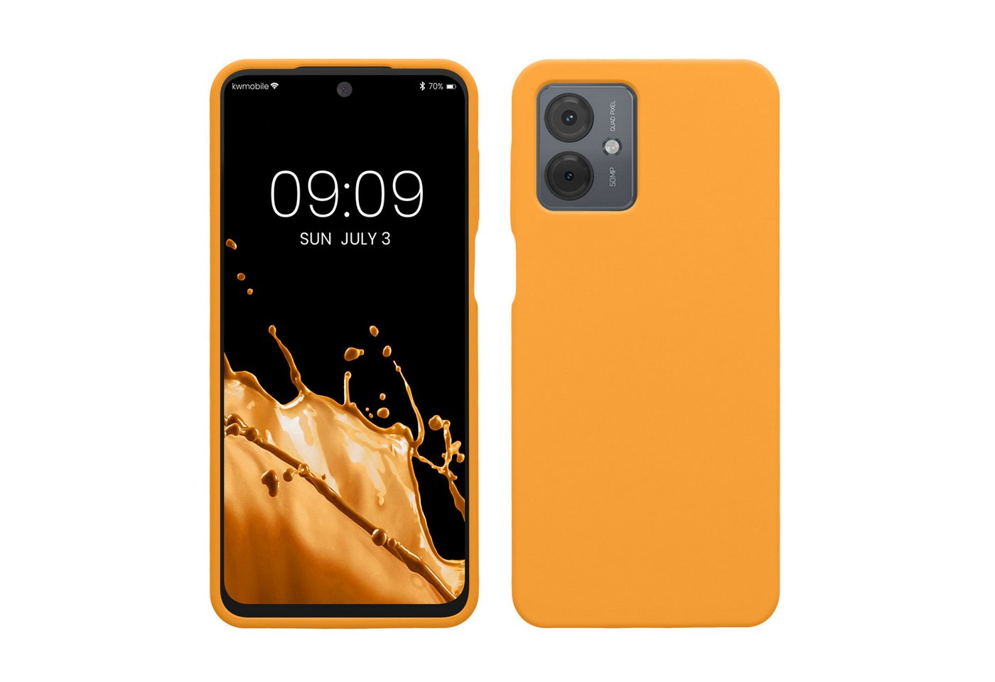 kwmobile Handyhülle Hülle für Motorola Moto G14, Hülle Silikon gummiert - Handyhülle - Handy Case Cover kwmobile Handyhülle Hülle für Motorola Moto G14, Hülle Silikon gummiert - Handyhülle - Handy Case Cover von kwmobile