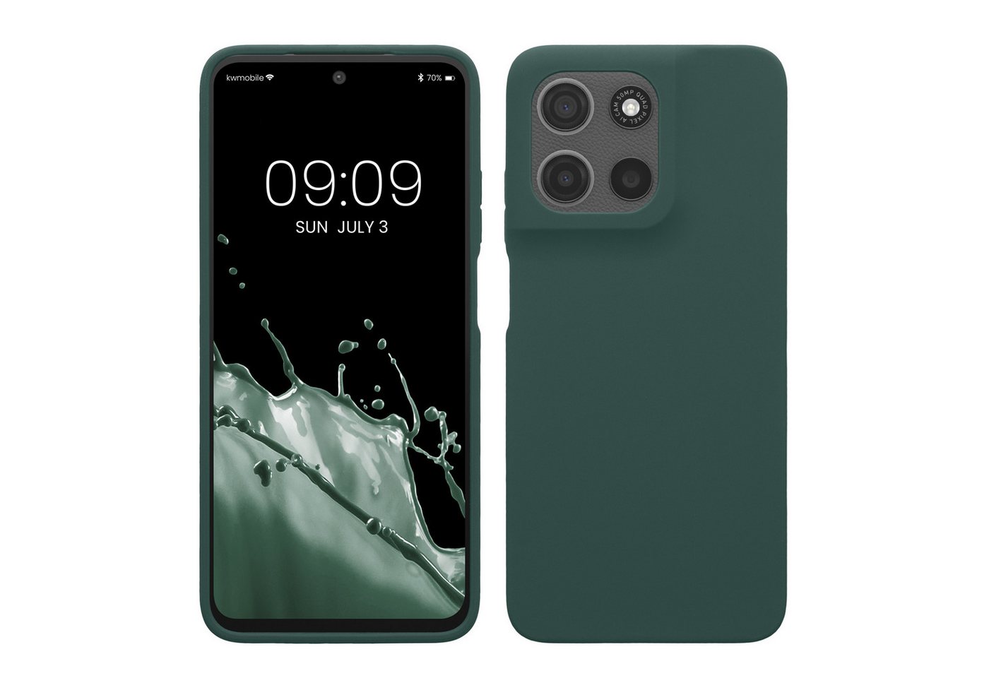 kwmobile Handyhülle Hülle für Motorola Moto G15, Hülle Silikon gummiert - Handyhülle - Handy Case Cover kwmobile Handyhülle Hülle für Motorola Moto G15, Hülle Silikon gummiert - Handyhülle - Handy Case Cover von kwmobile
