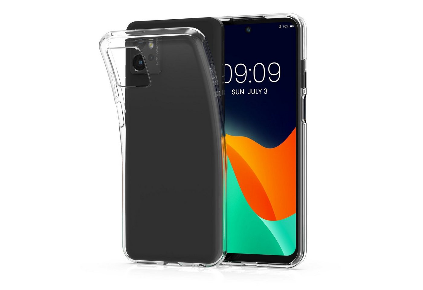 kwmobile Handyhülle Hülle für Motorola Moto G32, Silikon Handyhülle transparent - Handy Case gummiert kwmobile Handyhülle Hülle für Motorola Moto G32, Silikon Handyhülle transparent - Handy Case gummiert von kwmobile