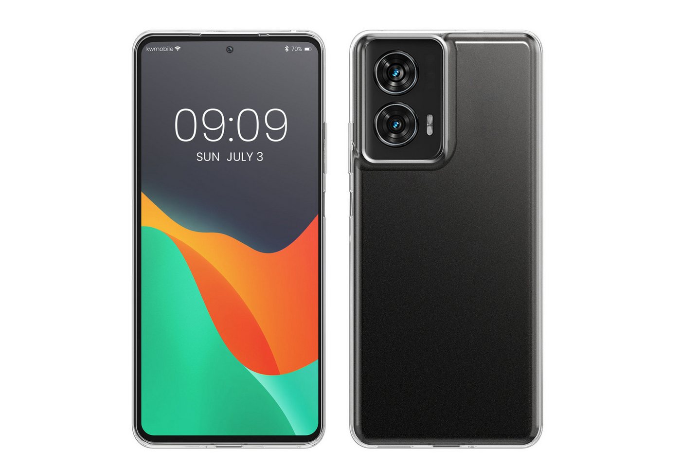kwmobile Handyhülle Hülle für Motorola Moto G35 5G, Silikon Handyhülle transparent - Handy Case gummiert kwmobile Handyhülle Hülle für Motorola Moto G35 5G, Silikon Handyhülle transparent - Handy Case gummiert von kwmobile