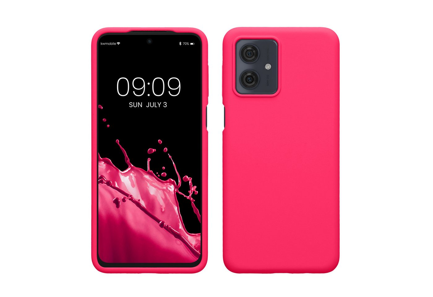 kwmobile Handyhülle Hülle für Motorola Moto G54 5G, Hülle Silikon gummiert - Handyhülle - Handy Case Cover kwmobile Handyhülle Hülle für Motorola Moto G54 5G, Hülle Silikon gummiert - Handyhülle - Handy Case Cover von kwmobile