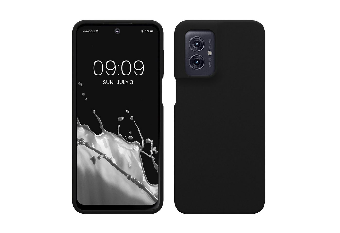 kwmobile Handyhülle Hülle für Motorola Moto G55 5G, Hülle Silikon gummiert - Handyhülle - Handy Case Cover kwmobile Handyhülle Hülle für Motorola Moto G55 5G, Hülle Silikon gummiert - Handyhülle - Handy Case Cover von kwmobile