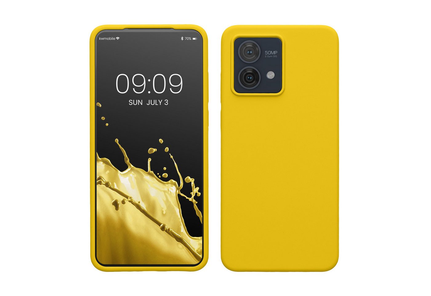 kwmobile Handyhülle Hülle für Motorola Moto G84 5G, Hülle Silikon gummiert - Handyhülle - Handy Case Cover von kwmobile