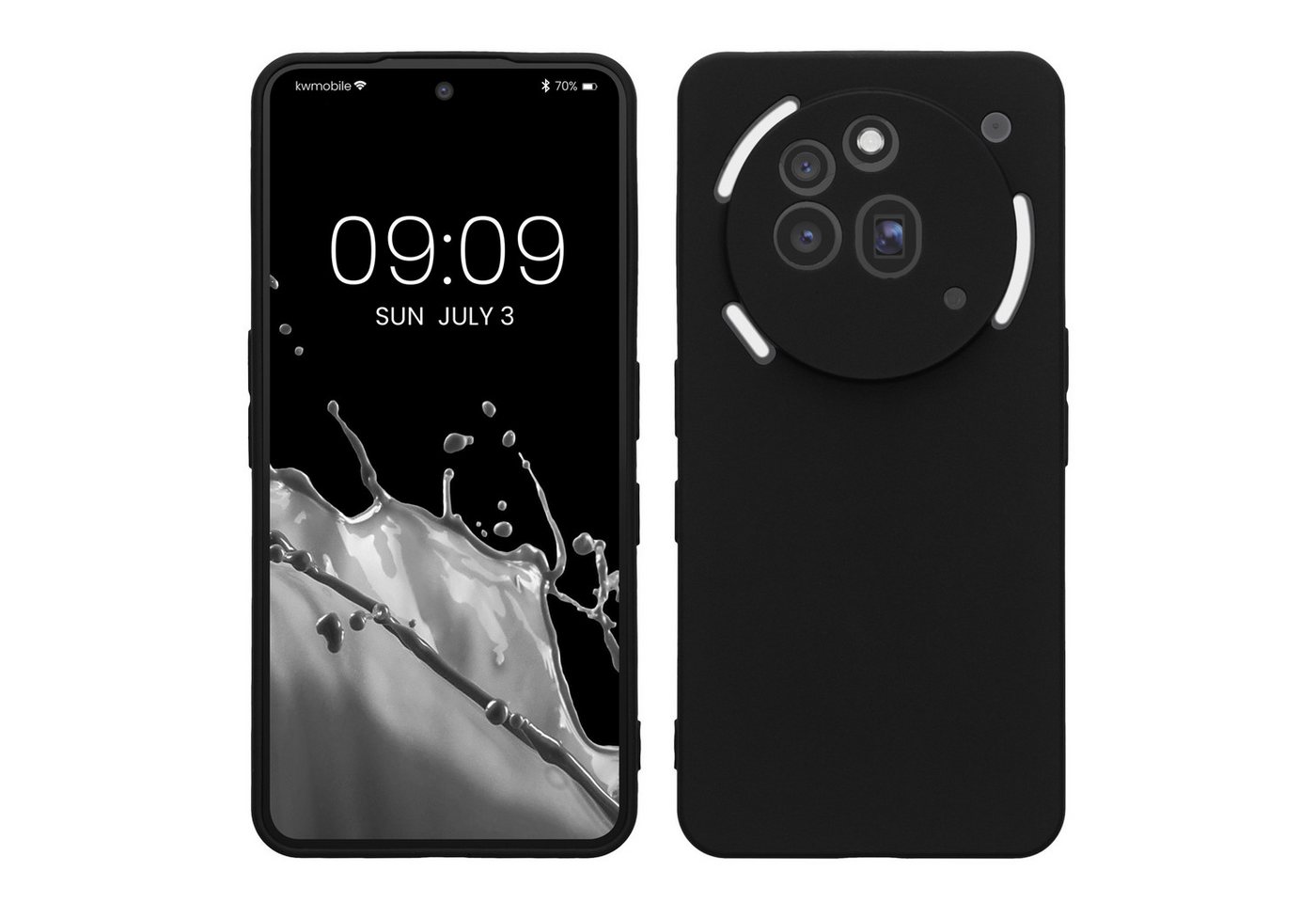 kwmobile Handyhülle Hülle für Nothing Phone 3a Pro, Backcover Silikon - Soft Handyhülle - Handy Case in Schwarz matt kwmobile Handyhülle Hülle für Nothing Phone 3a Pro, Backcover Silikon - Soft Handyhülle - Handy Case in Schwarz matt von kwmobile
