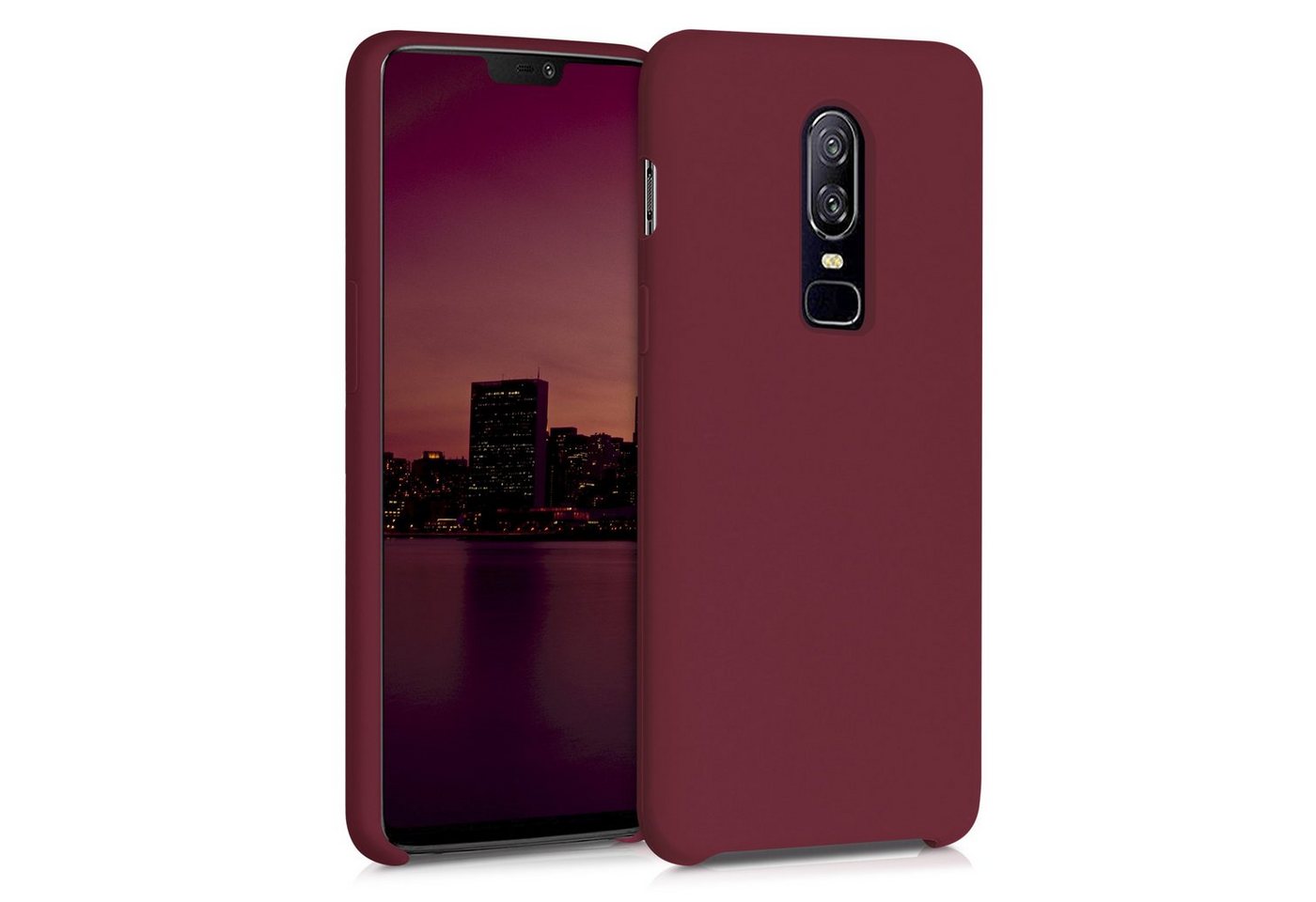 kwmobile Handyhülle Hülle für OnePlus 6, Hülle Silikon gummiert - Handyhülle - Handy Case Cover von kwmobile