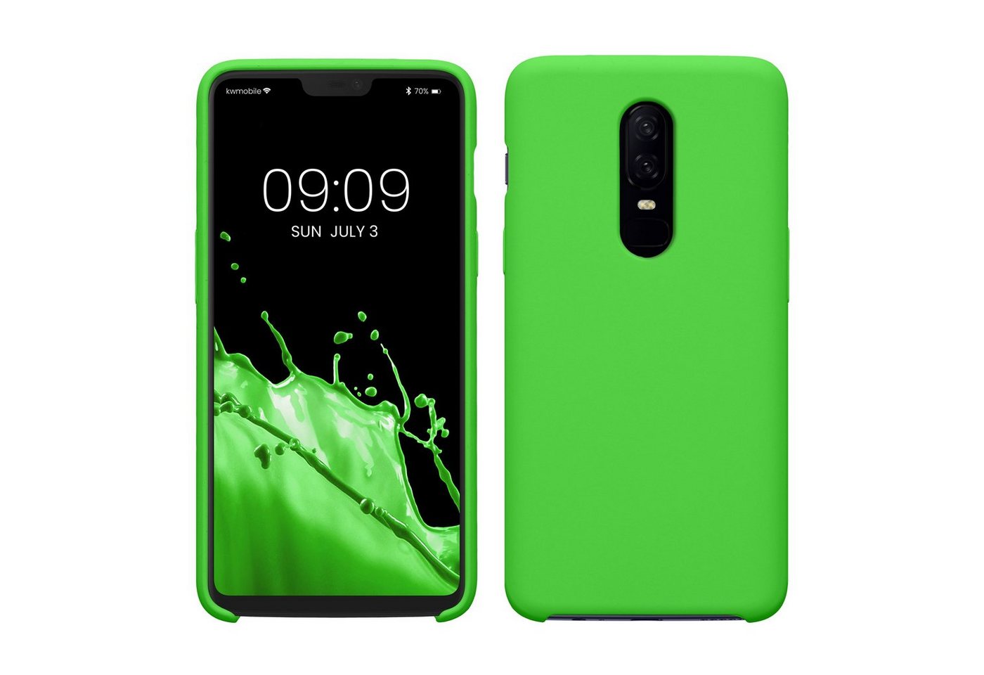 kwmobile Handyhülle Hülle für OnePlus 6, Hülle Silikon gummiert - Handyhülle - Handy Case Cover kwmobile Handyhülle Hülle für OnePlus 6, Hülle Silikon gummiert - Handyhülle - Handy Case Cover von kwmobile