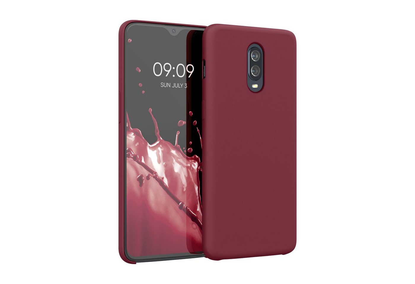 kwmobile Handyhülle Hülle für OnePlus 6T, Hülle Silikon gummiert - Handyhülle - Handy Case Cover von kwmobile