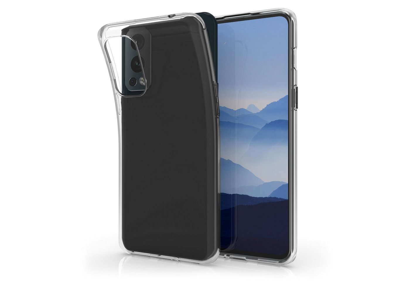 kwmobile Handyhülle Hülle für OnePlus Nord 2 5G, Silikon Handyhülle transparent - Handy Case gummiert kwmobile Handyhülle Hülle für OnePlus Nord 2 5G, Silikon Handyhülle transparent - Handy Case gummiert von kwmobile