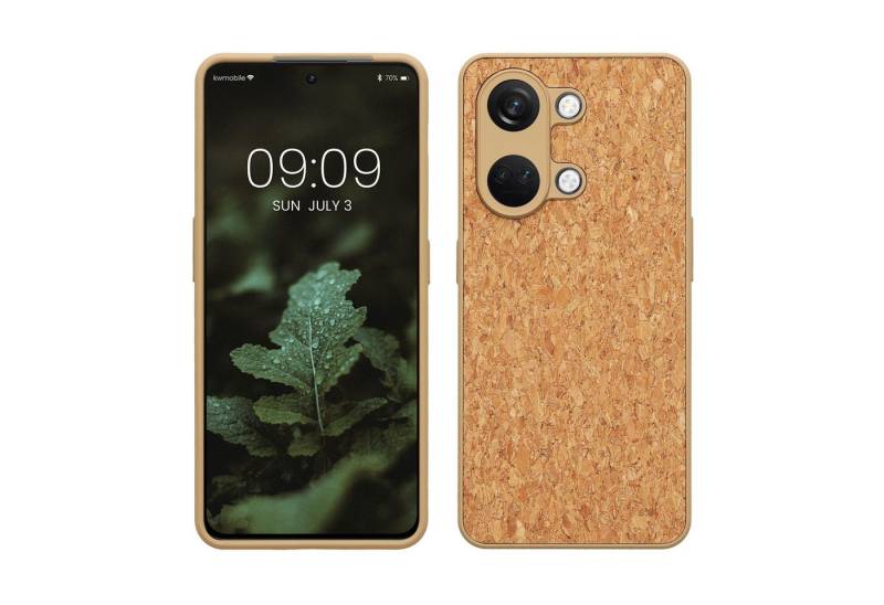 kwmobile Handyhülle Hülle für OnePlus Nord 3 5G, Kork Handyhülle Cover - Schutzhülle TPU Case von kwmobile