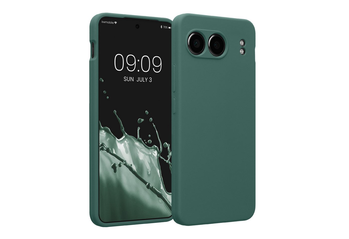 kwmobile Handyhülle Hülle für OnePlus Nord 4 5G, Hülle Silikon gummiert - Handyhülle - Handy Case in Tannengrün kwmobile Handyhülle Hülle für OnePlus Nord 4 5G, Hülle Silikon gummiert - Handyhülle - Handy Case in Tannengrün von kwmobile